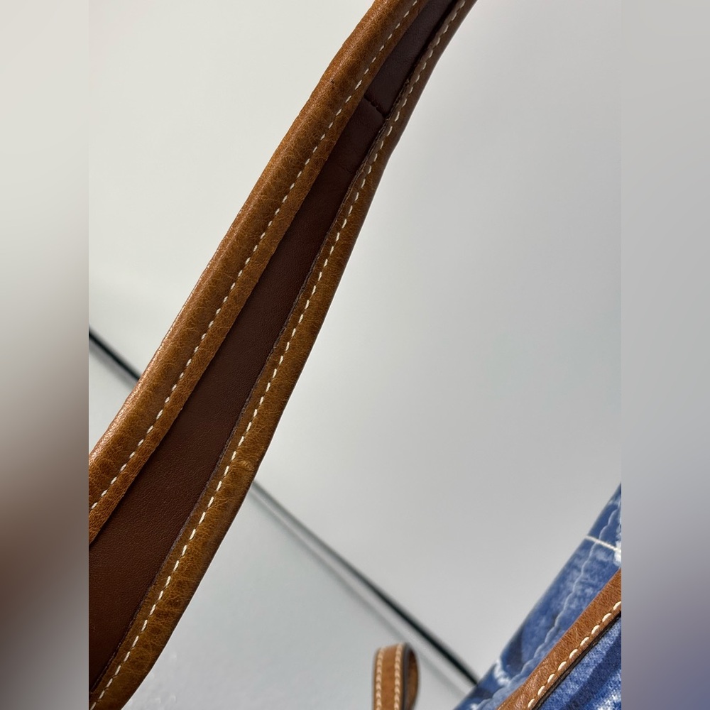 Coach 💙2007 Limited Ed Series Coach XL Ergo Denim Patchwork - Picture 9 of 16